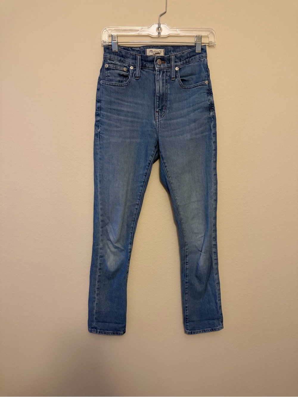 Madewell High-Rise Skinny Jeans in Medium Blue Wash
